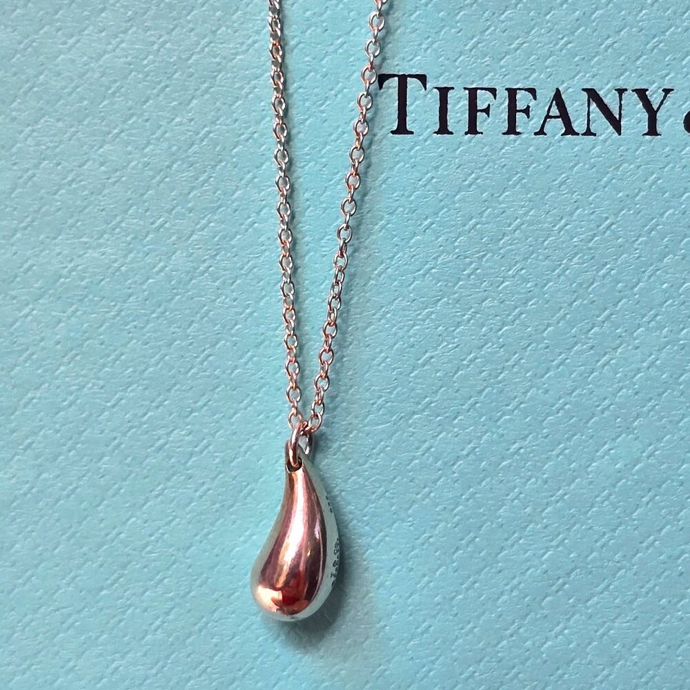 Tiffany & Co. Tear Drop on 16" Chain